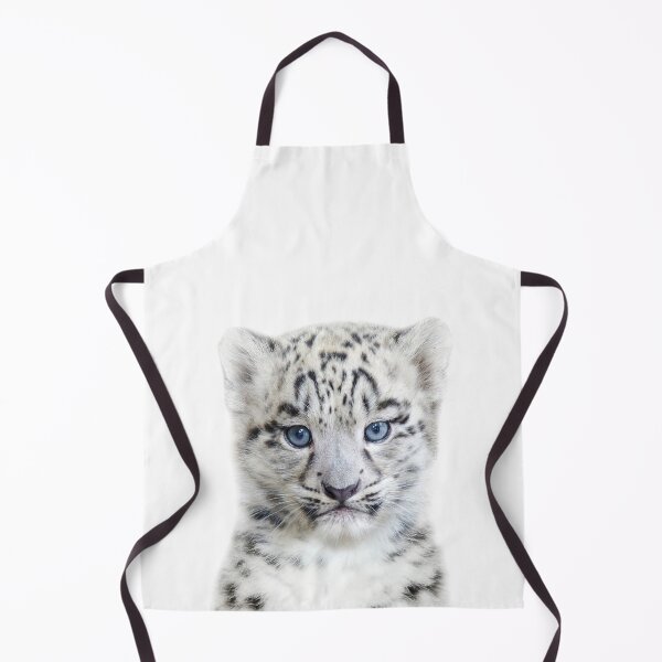 Item preview, Snow Baby Leopard Art Print by Zouzounio Art designed and sold by zouzounioart.