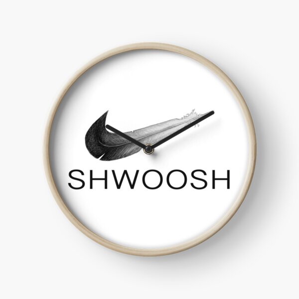 Eagle Shwoosh Clock