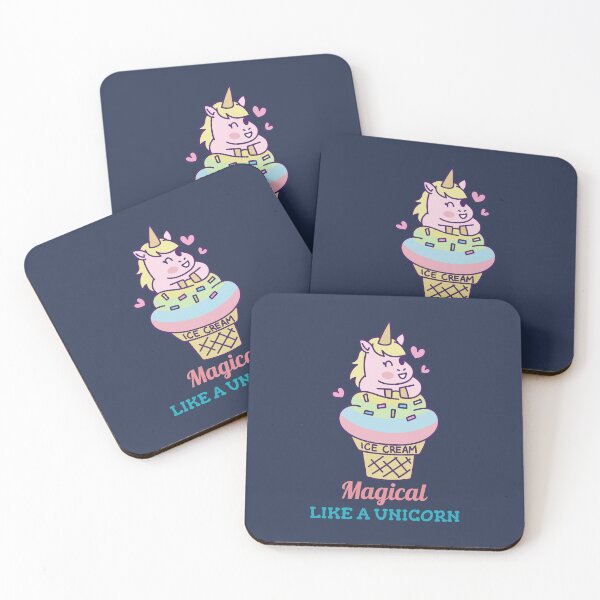 Item preview, Unicorn Magical Ice Cream  designed and sold by FitFabFunny.