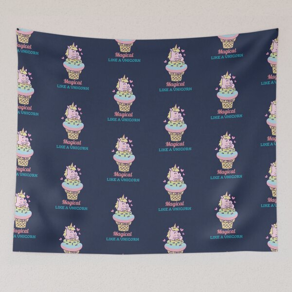 Item preview, Unicorn Magical Ice Cream  designed and sold by FitFabFunny.