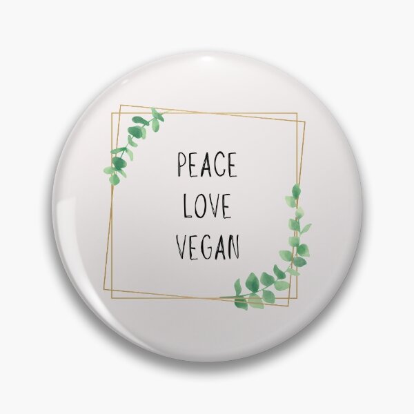 Item preview, Peace Love Vegan  designed and sold by QuinnEmory.