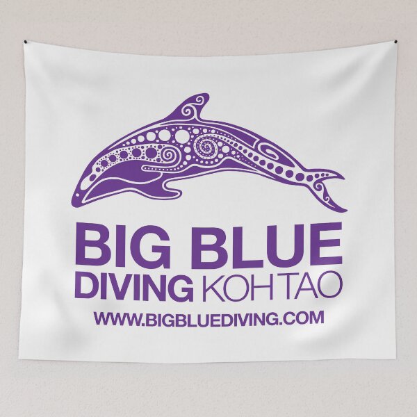 Item preview, Big Blue Standard Logo Purple designed and sold by BigBlueDiving.