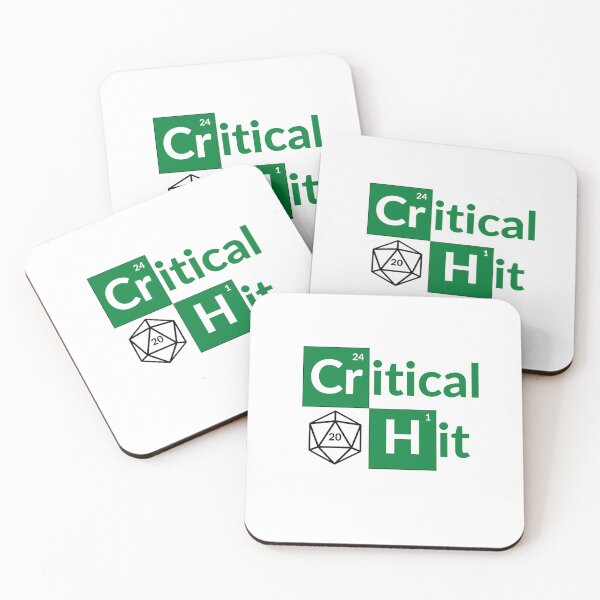 Item preview, DnD dungeons and dragons critical hit design designed and sold by AverageApparel.
