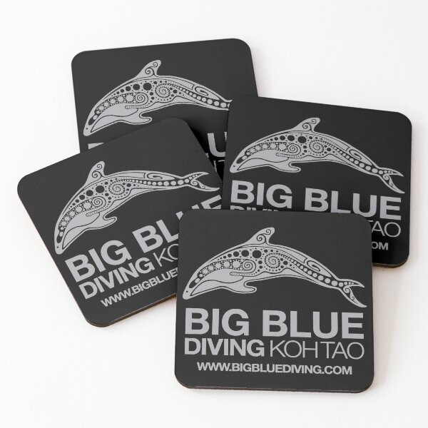 Artikelvorschau, Big Blue Standard Logo Grau entworfen und verkauft von BigBlueDiving.