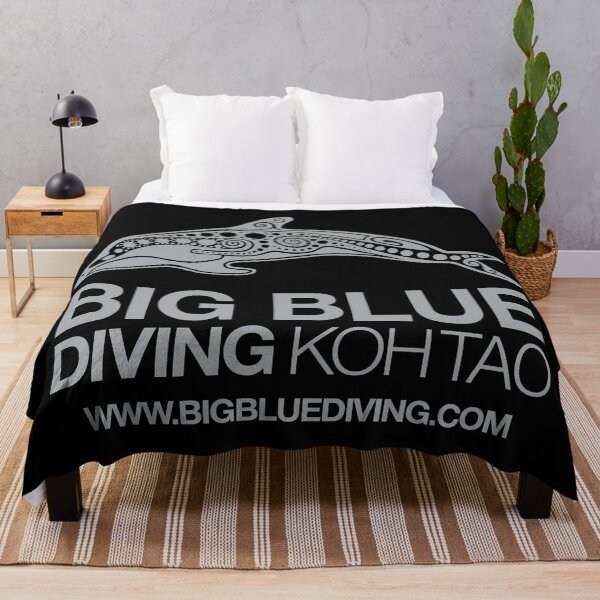 Item preview, Big Blue Standard Logo Grey designed and sold by BigBlueDiving.