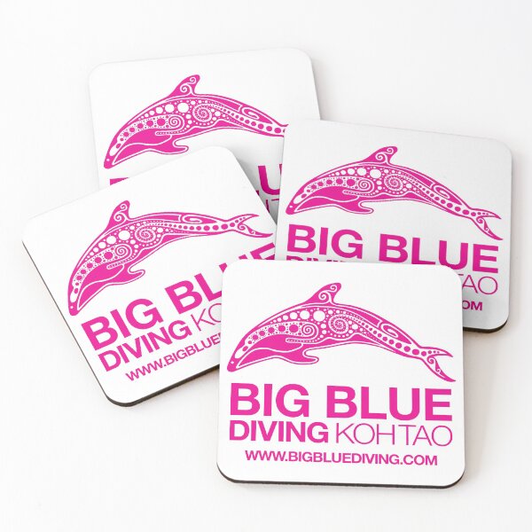 Item preview, Big Blue Standard Logo Pink designed and sold by BigBlueDiving.