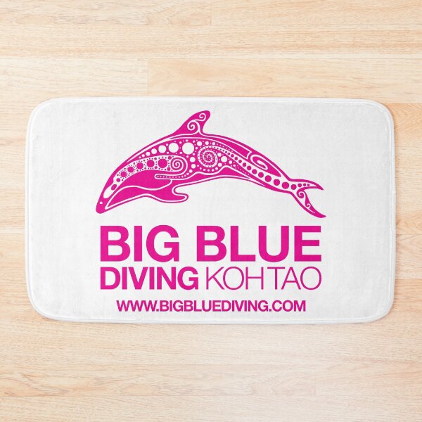 Item preview, Big Blue Standard Logo Pink designed and sold by BigBlueDiving.