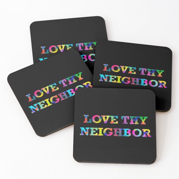 Item preview, Love Thy Neighbor Colorful designed and sold by EdenEtc.