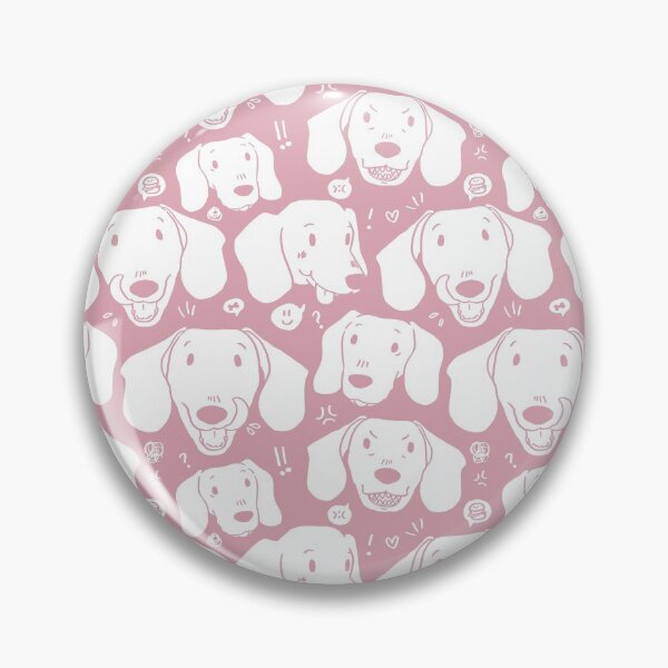 Item preview, Comical Doggo Faces Pink Sticker Pack designed and sold by Reiyankhairina.