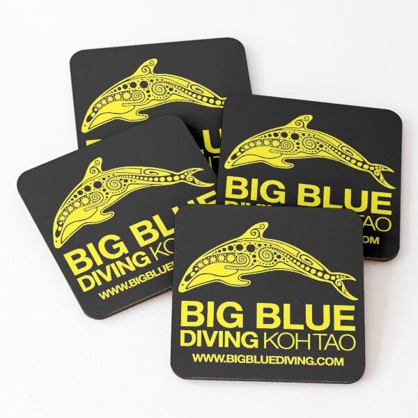 Artikelvorschau, Big Blue Standard Logo Gelb entworfen und verkauft von BigBlueDiving.