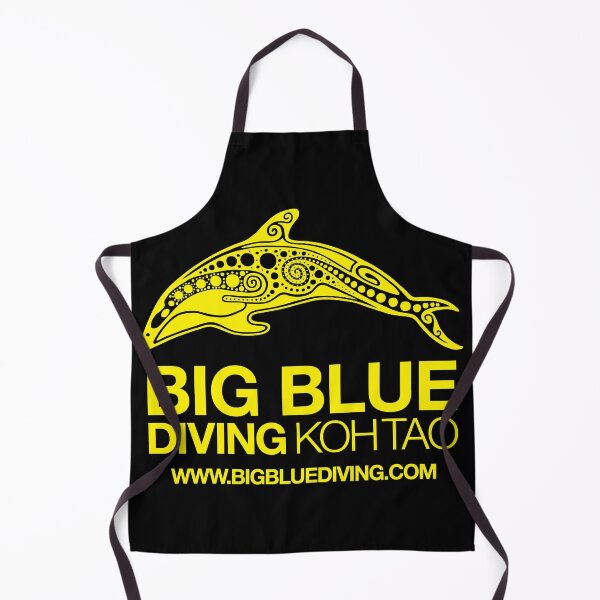 Item preview, Big Blue Standard Logo Yellow designed and sold by BigBlueDiving.