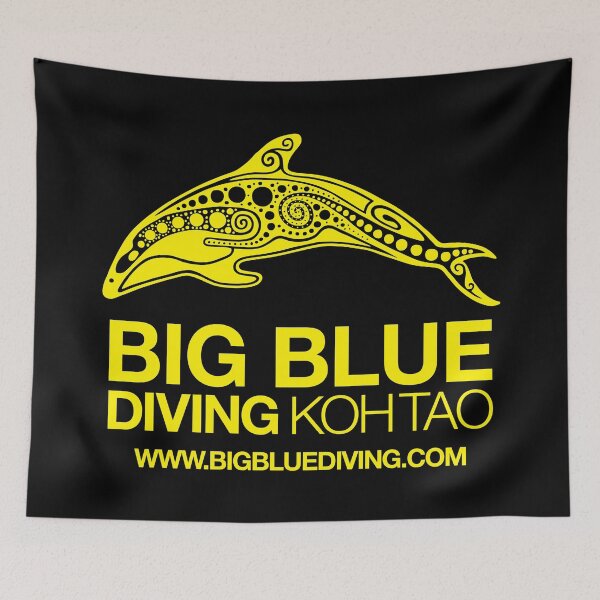 Item preview, Big Blue Standard Logo Yellow designed and sold by BigBlueDiving.