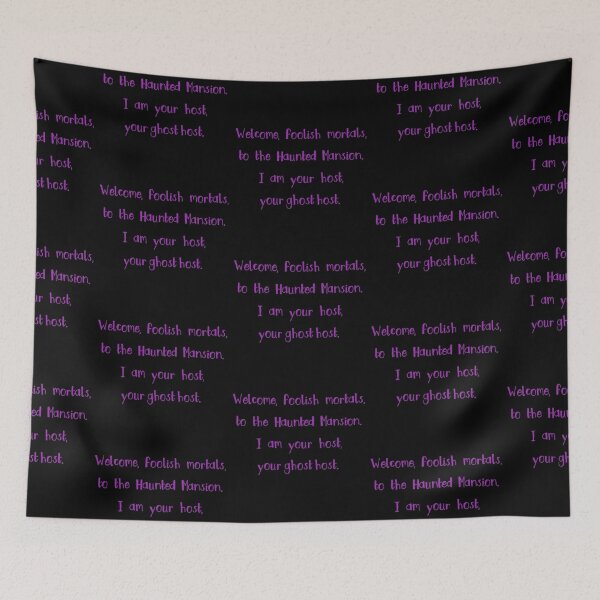 Item preview, Haunted mansion quotes designed and sold by broadwaygirl142.