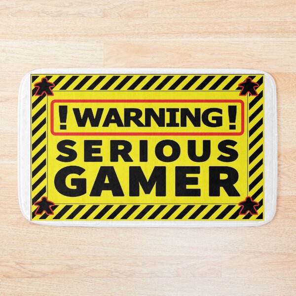Item preview, Serious Gamer Warning designed and sold by -M-I-.