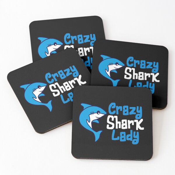 Item preview, crazy shark lady designed and sold by Dream Imagine Create ..