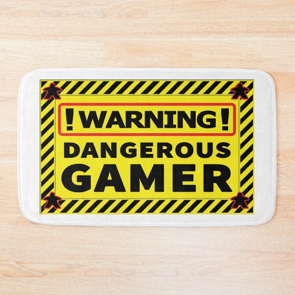 Item preview, Dangerous Gamer Warning designed and sold by -M-I-.