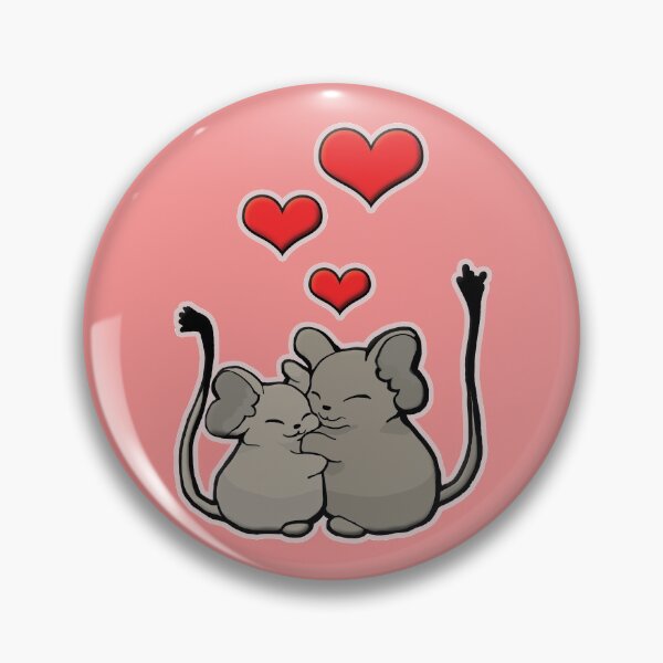 Item preview, Degu Hug Love Hearts designed and sold by -M-I-.