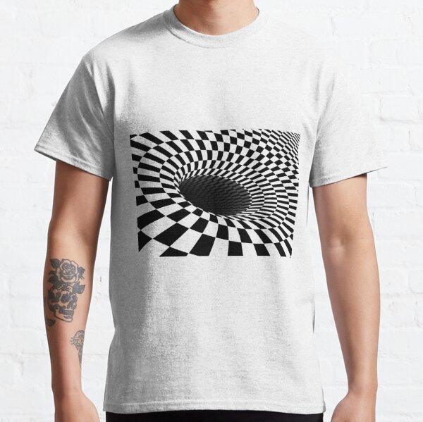 Illusion is a step away from reality and optical illusions are those that relate images we see to others that we visualize, perceive, or relate to Classic T-Shirt