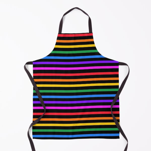 Item preview, Black and rainbow stripes - horizontal designed and sold by LittleBettyMakes.