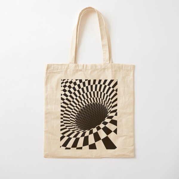 Optical Illusion, Visual Illusion, Cognitive Illusion  Cotton Tote Bag