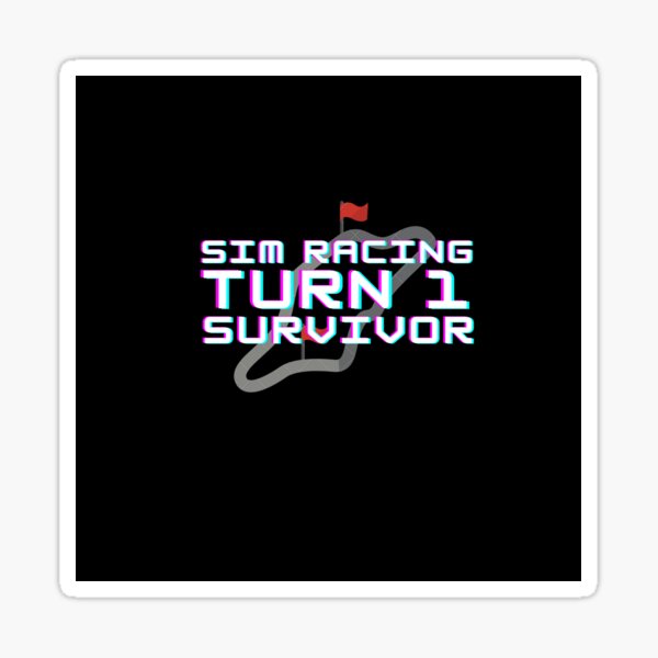 Survivant du tour 1 de Sim Racing Sticker