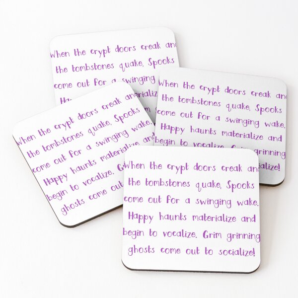 Item preview, Haunted mansion quotes designed and sold by broadwaygirl142.