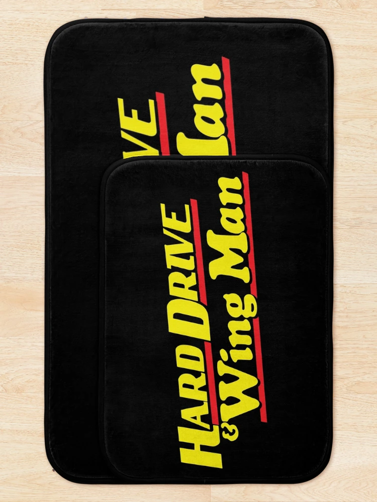 Thumbnail 5 of 6, Bath Mat, Hard Drive and Wing Man [Roufxis-Rb] designed and sold by RoufXis.