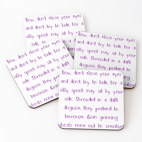 Item preview, Haunted mansion quotes designed and sold by broadwaygirl142.