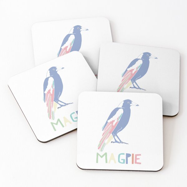 Item preview, Rainbow Australian Magpie designed and sold by Lisa Kalma | Brindie.