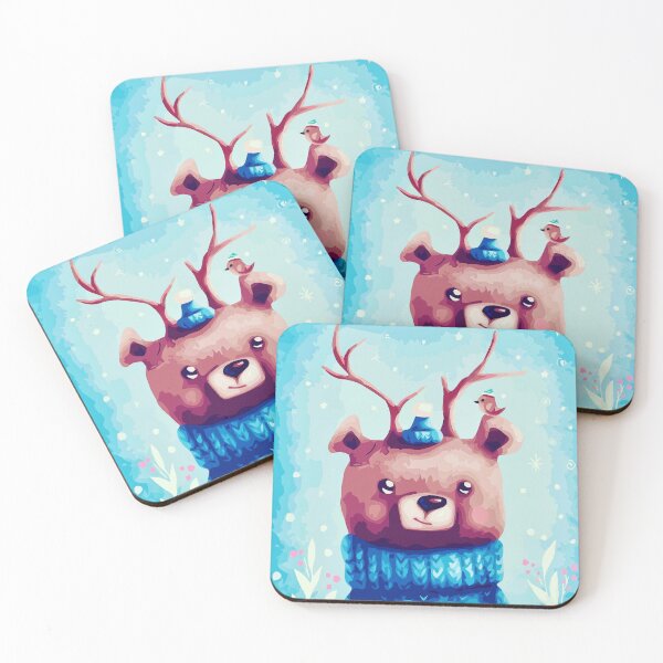 Item preview, Bear wearing a Turtleneck Sweater designed and sold by GL Digital Artwork .