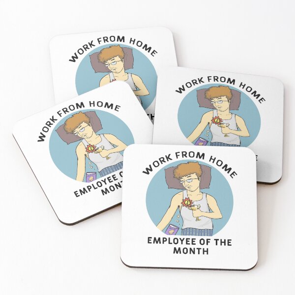 Item preview, Work From Home - Employee of the month designed and sold by Art-Tease.