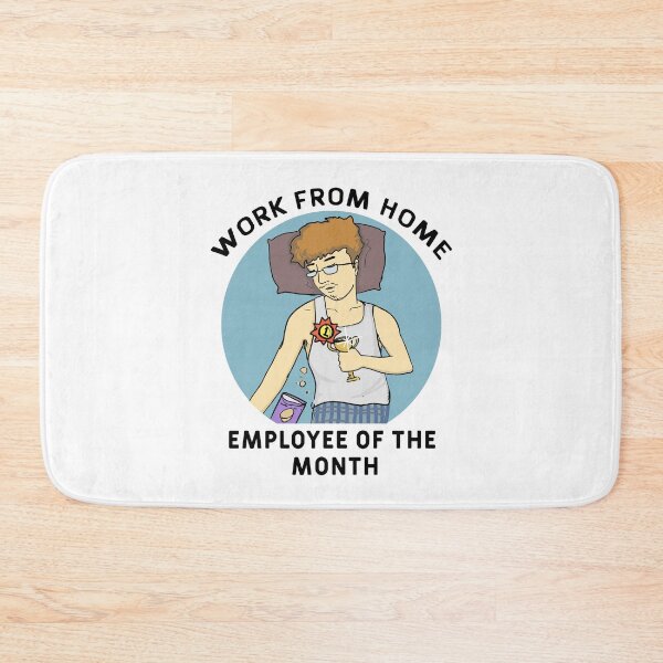 Item preview, Work From Home - Employee of the month designed and sold by Art-Tease.
