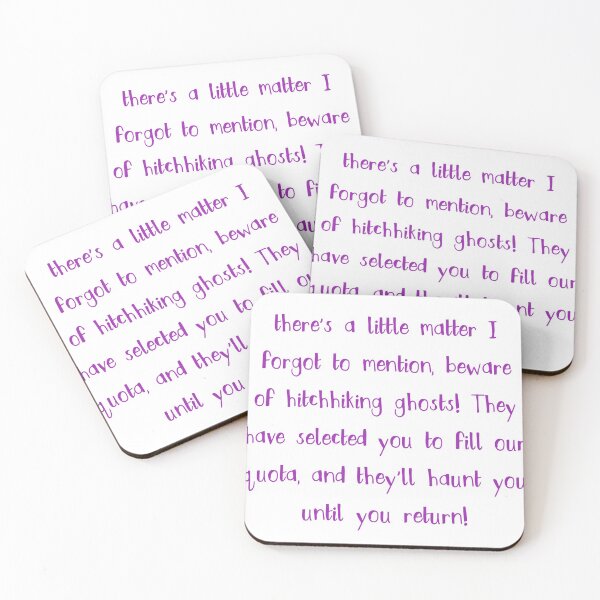 Item preview, Haunted mansion quotes designed and sold by broadwaygirl142.