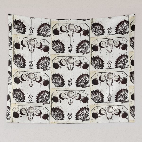 Item preview, RedBubble: Trippy Flower Moon Phases designed and sold by HealingCreate47.
