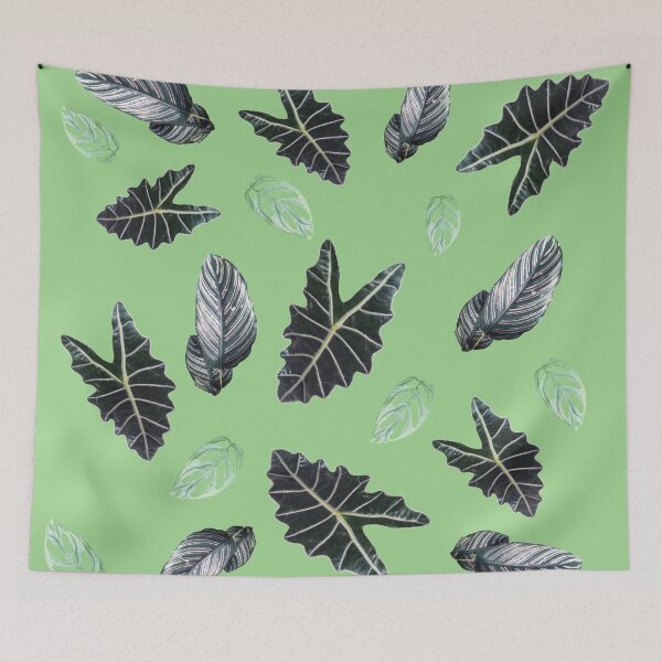 Item preview, Tropical leaves pattern designed and sold by LittleAngy.