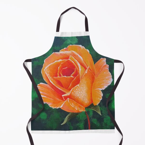Item preview, Beautiful Orange and Yellow Rose artwork. designed and sold by Benjamin Heffernan.