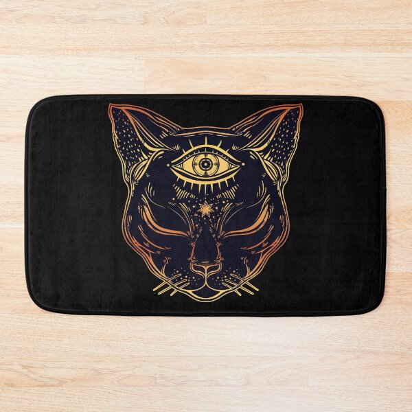 Item preview, Egyptian Cat with Third Eye Open designed and sold by Magnetic Pajama.