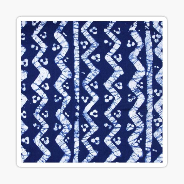Batik Cloth Textile Pattern Sticker