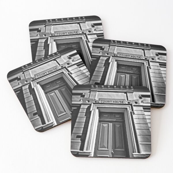 Item preview, South Australia in Black and White - The Old Court House Port Adelaide - Photographic Print designed and sold by nickegglington.