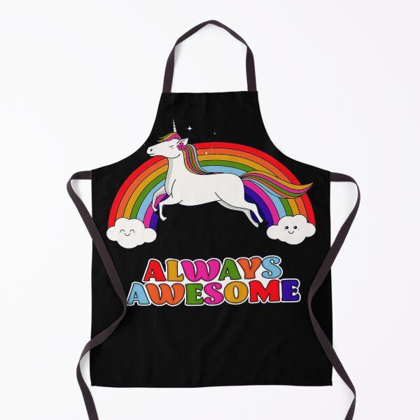 Item preview, Always Awesome rainbow Unicorn designed and sold by Dream Imagine Create ..