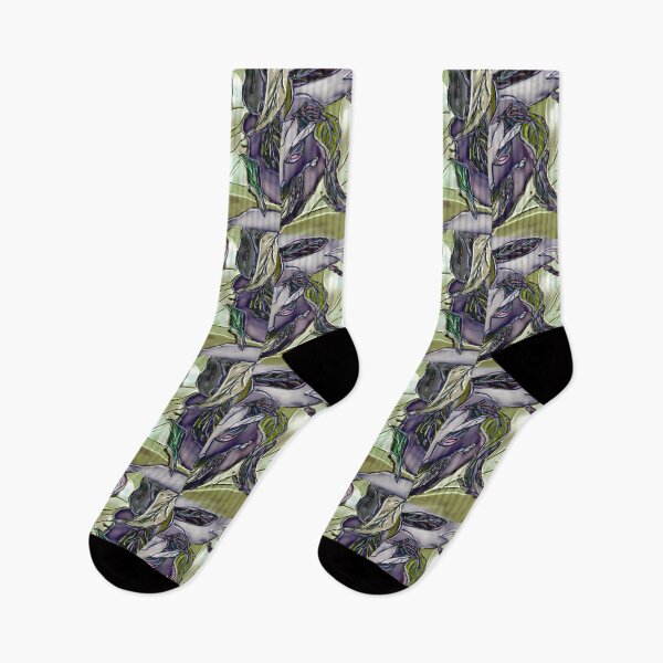 Item preview, Leaves and Rocks - cloudy day designed and sold by Anne Huth.