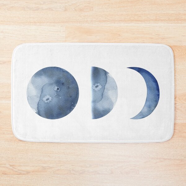 Item preview, Watercolor Blue Moons designed and sold by FiveDucklings.