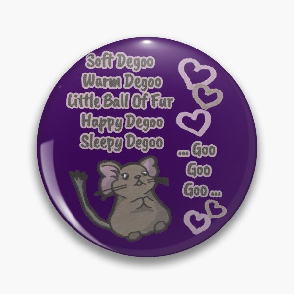 Item preview, Degu Little Ball Of Fur designed and sold by -M-I-.