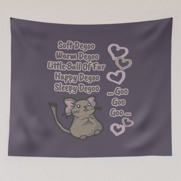 Item preview, Degu Little Ball Of Fur designed and sold by -M-I-.