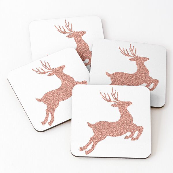 Item preview, Red Glitter Flying Reindeer designed and sold by JJRenae.