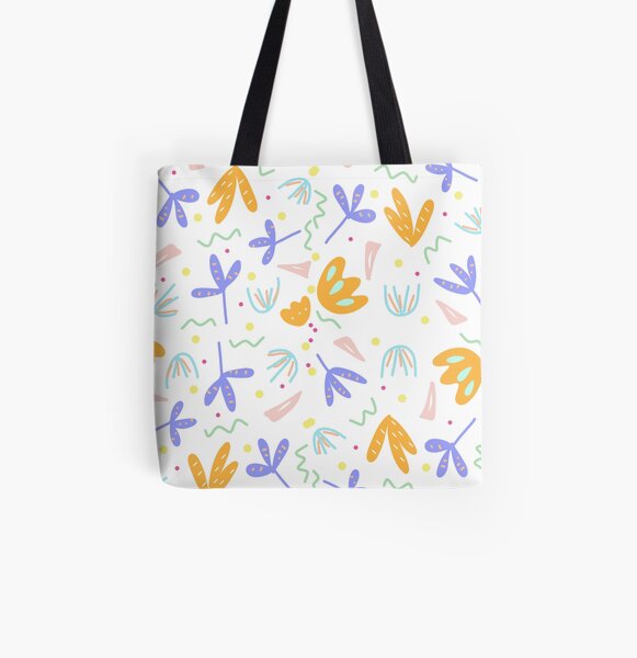 Flower Shower All Over Print Tote Bag