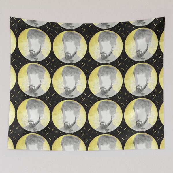 Item preview, Cool Guys Don’t Look At Explosions - repeating pattern with explosion border designed and sold by gobbieshoppe.