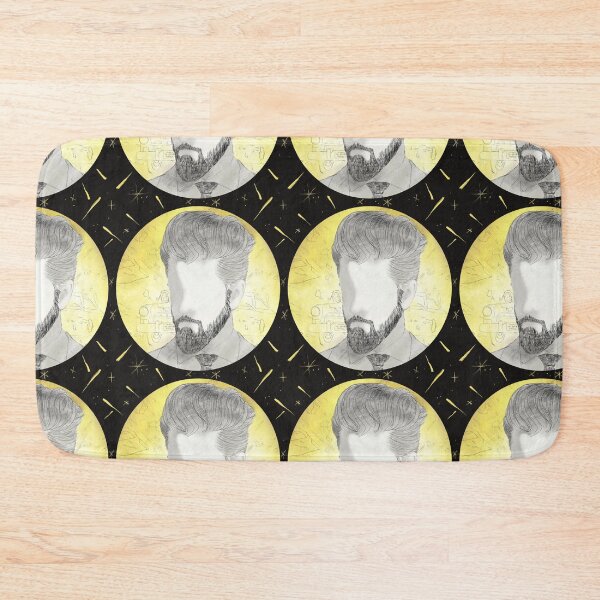 Item preview, Cool Guys Don’t Look At Explosions - repeating pattern with explosion border designed and sold by gobbieshoppe.