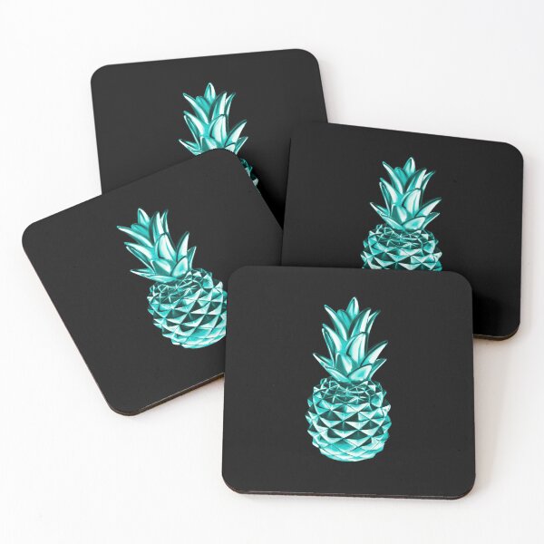 Item preview, Teal Green Pineapple | Cute Fruit designed and sold by SerendipityNow.