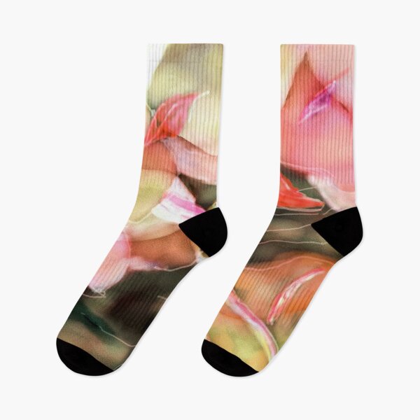 Item preview, Rocks and leaves abstract - pink designed and sold by Anne Huth.
